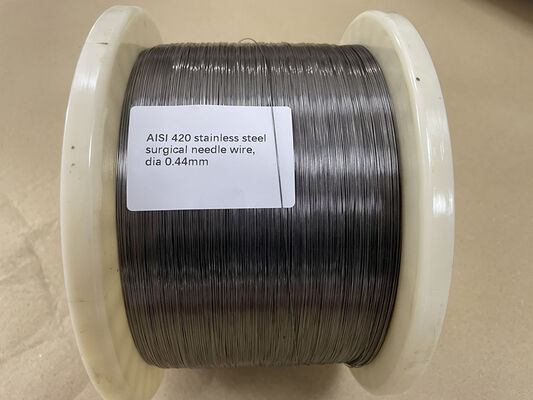 EN 10088-3 420 Stainless 1.4031 1.4028 1.4021 Stainless Steel Surgical Needle Wire