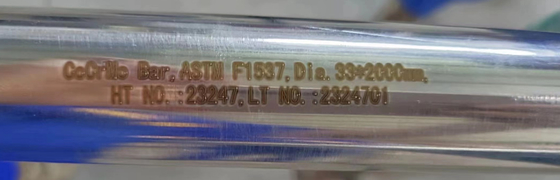 CoCrMo UNS R31537 合金丸棒 ISO 5832-12 ASTM F1537 F799
